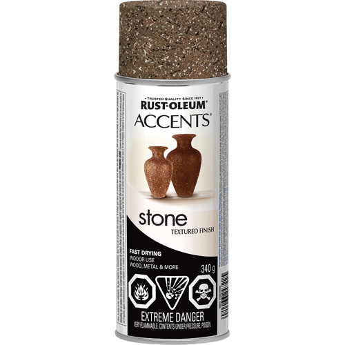 Accents&reg; Stone Creations Spray Paint, Aerosol Can, Sienna Stone Distribution Jean Lapalme
