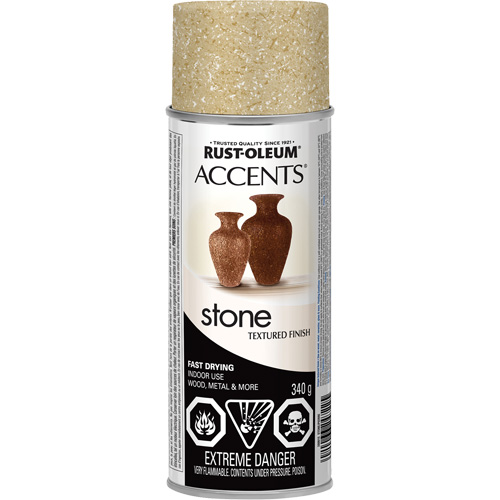 Accents&reg; Stone Creations Spray Paint, Aerosol Can, Bleached Stone Distribution Jean Lapalme