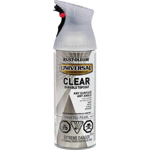 Universal Durable Top Coat, 312 g, Aerosol Can, Frosted Pearl Distribution Jean Lapalme