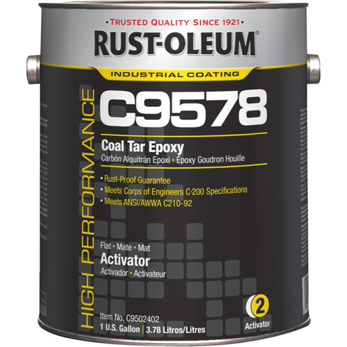 Activateur pour rev&ecirc;tement &eacute;poxydique &agrave; base de goudron de houille et &agrave; haute teneur en solides du syst&egrave;me C9578, Gallon Distribution Jean Lapalme