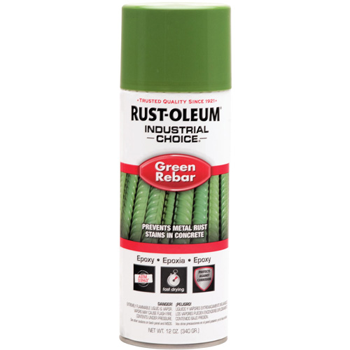 Industrial Choice&reg; RB1600 System Rebar Epoxy Spray, Green Rebar, 12 fl. oz., Aerosol Can Distribution Jean Lapalme