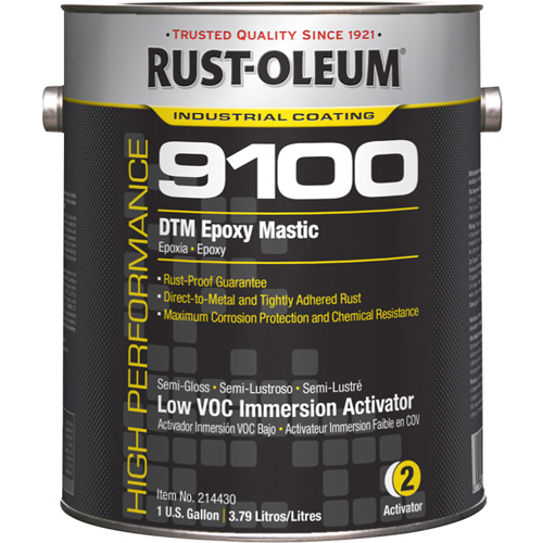 9100 System DTM Epoxy Mastic Immersion 250 VOC Activator, Gallon Distribution Jean Lapalme