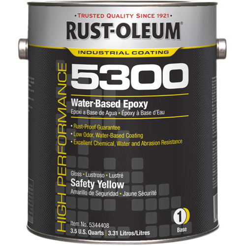 High Performance 5300 System Water-Based Epoxy Colour Base, 116 oz., Gallon, Yellow Distribution Jean Lapalme