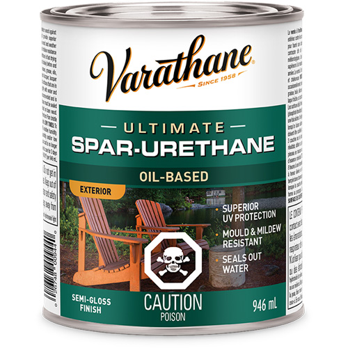 Rev&ecirc;tement &agrave; fini diamant pour bois Varathane, 946 ml, Transparent, Semi-brillant Distribution Jean Lapalme