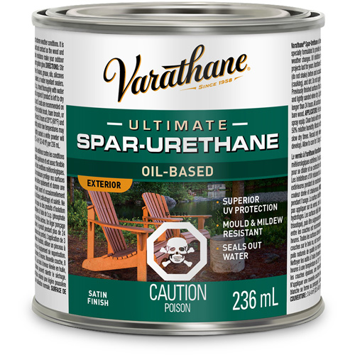 Varathane&reg; Diamond Outdoor Wood Finish, 236 ml, Clear, Satin Distribution Jean Lapalme