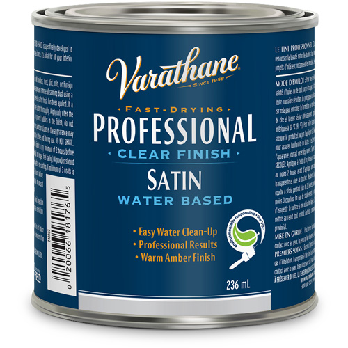 Varathane&reg; Professional Finish, 236 ml, Clear, Satin Distribution Jean Lapalme