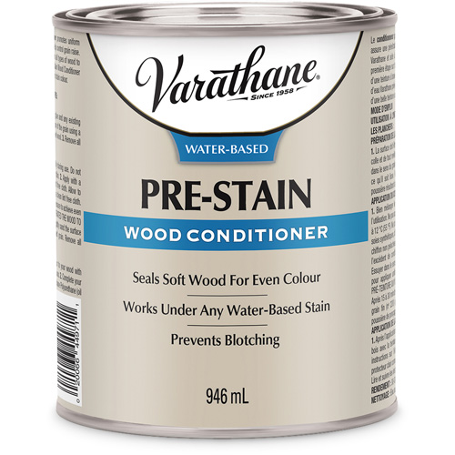 Conditionneur de bois &agrave; base d'eau de premi&egrave;re qualit&eacute; Varathane, 946 ml, Transparent, Transparent Distribution Jean Lapalme