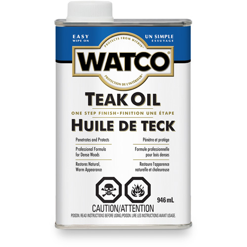 Huile de teck Watco, 946 ml, Transparent, Transparent Distribution Jean Lapalme