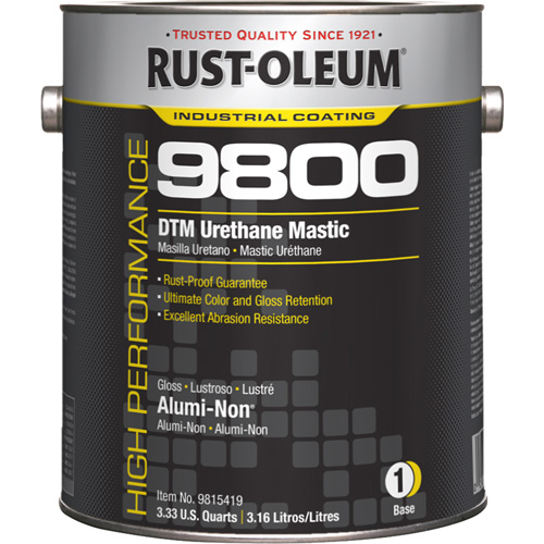 Syst&egrave;me de mastic &agrave; lur&eacute;thane 9800 DTM, 1 gal., Alumi-Non, Brillant Distribution Jean Lapalme