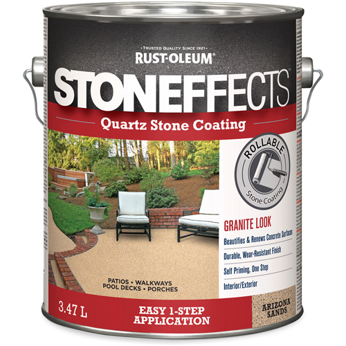 Stoneffects Quartz Stone Coating, 3.78 L, Water-Based, Textured, Beige Distribution Jean Lapalme