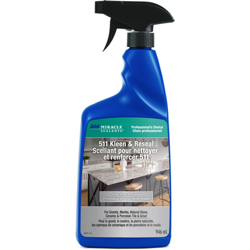 Scellant Kleen & ReSeal 511 Miracle Sealants, Bouteille &agrave; g&acirc;chette Distribution Jean Lapalme