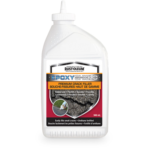 EpoxyShield&reg; Premium Rubberized Crack Filler, Bottle, Black Distribution Jean Lapalme