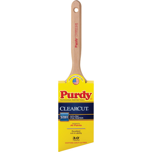 Clearcut&reg; Glide Paint Brush, Poly/Nylon, Wood Handle, 3" Width Distribution Jean Lapalme