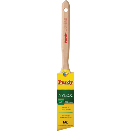 Nylox Glide Paint Brush, Nylon, Wood Handle, 1-1/2" Width Distribution Jean Lapalme