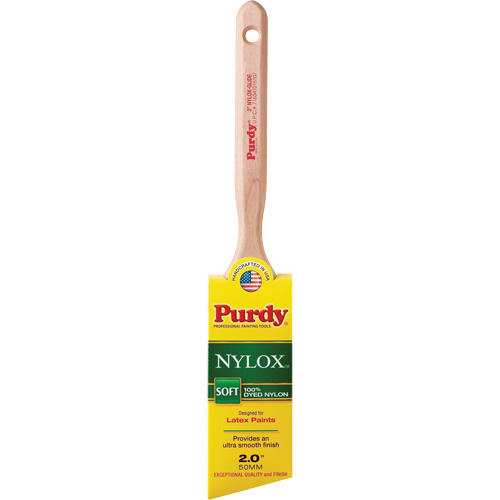 Pinceau Nylox Glide, Nylon, Manche Bois, Largeur de 2" Distribution Jean Lapalme