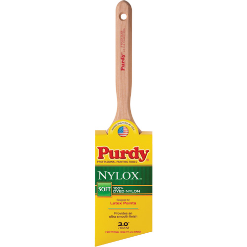 Pinceau Nylox Glide, Nylon, Manche Bois, Largeur de 3" Distribution Jean Lapalme