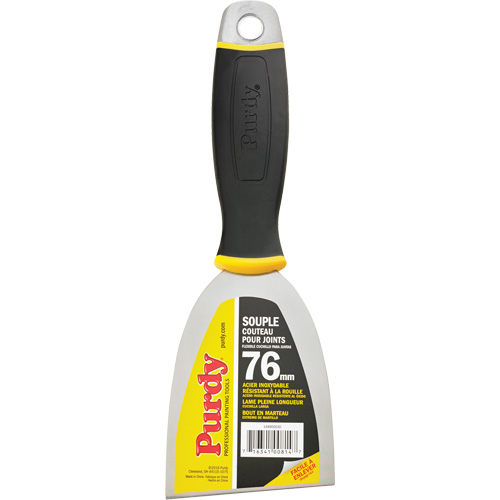Premium Joint Knife, Stainless Steel Blade, 3" Wide, Plastic Handle Distribution Jean Lapalme