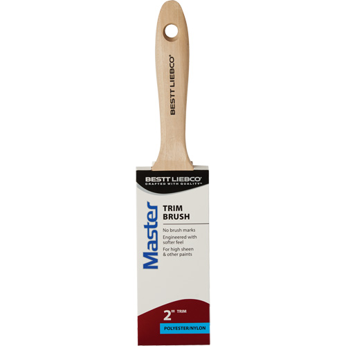 Master Trim Brush, Poly/Nylon, Wood Handle, 2" Width Distribution Jean Lapalme