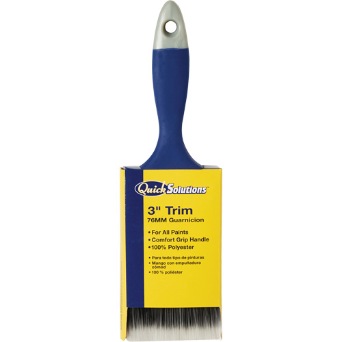 Pinceau &agrave; garniture Quick Solutions, Polyester, Manche Plastique, Largeur de 3" Distribution Jean Lapalme