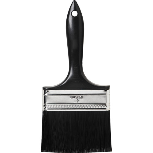 Pinceau &eacute;conomique, Polyol&eacute;fine, Manche Plastique, Largeur de 4" Distribution Jean Lapalme