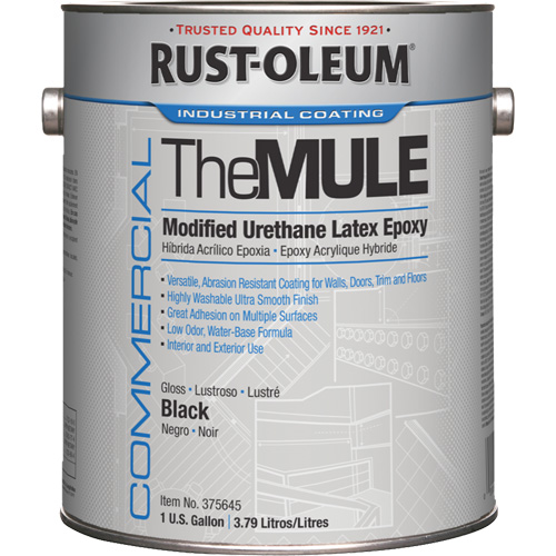 &eacute;poxy en latex d'ur&eacute;thane modifi&eacute;, Noir, Gallon Distribution Jean Lapalme
