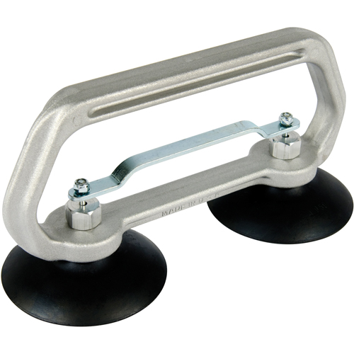 Appareils &agrave; ventouses - Ventouse double industrielle, 50 lb Capacit&eacute;, 4", Barre &agrave; tirer, 10" Longueur de la manche Distribution Jean Lapalme