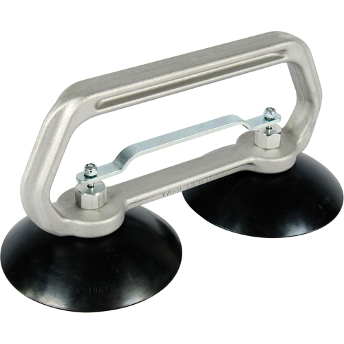 Appareils &agrave; ventouses - Ventouse double industrielle, 75 lb Capacit&eacute;, 5", Barre &agrave; tirer, 10" Longueur de la manche Distribution Jean Lapalme