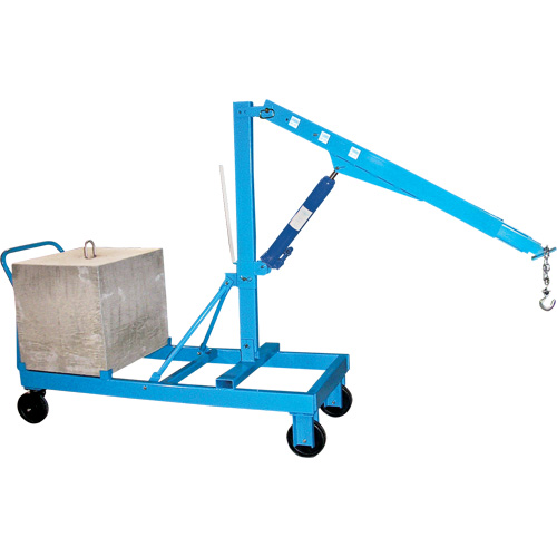 Potences de levage - Fl&egrave;che inverse, Lev&eacute;e 8', 2000 lb (1 tonne), 57" bras, 78" ha Distribution Jean Lapalme