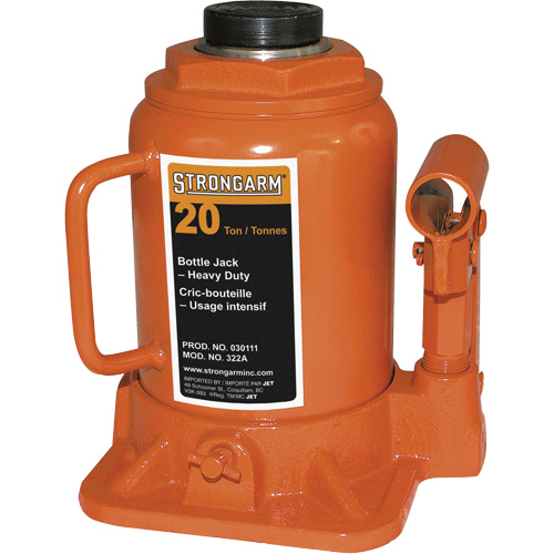 322A Cric-bouteille, 20 tonne(s), 14-3/4" Hauteur &eacute;lev&eacute;e Distribution Jean Lapalme
