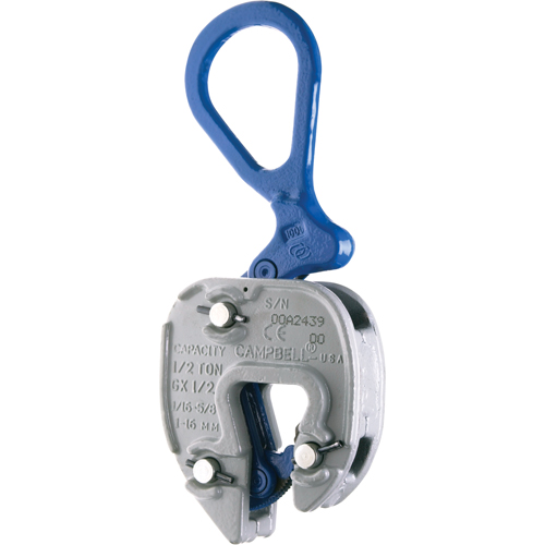 GX Lifting Clamps, 1000 lbs. (0.5 tons), 1/16" - 5/8" Jaw Opening Distribution Jean Lapalme
