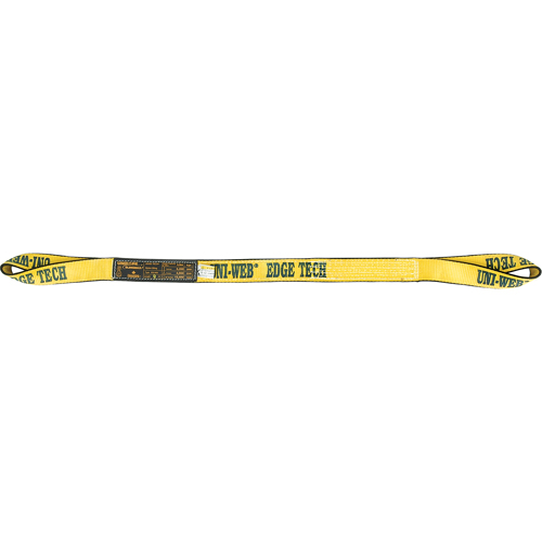 Polyester Sling, Double Ply, Twisted Eye, Type 4, 2" W x 12' L, 6200 lbs. Vertical Cap. Distribution Jean Lapalme
