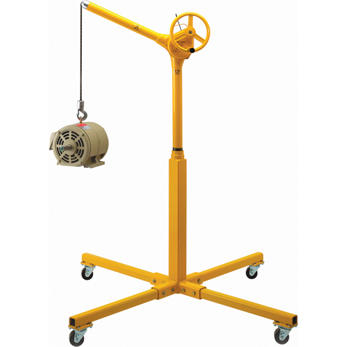 Tall Industrial Lifting Device with Mobile Base, 500 lbs. (0.25 tons) Capacity Distribution Jean Lapalme