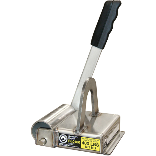Basiclift Magnets, 400 lbs. (0.2 tons) Holding Cap., 7-1/2" L x 5-5/8" W x 5-1/2" H Distribution Jean Lapalme