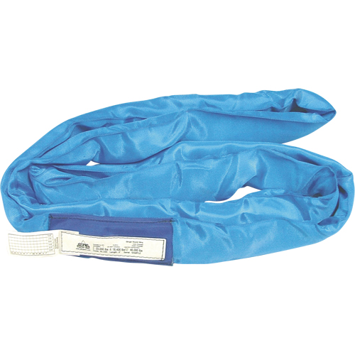 Round Slings, Blue, 4" W x 8' L, 23000 lbs. Vertical Load Distribution Jean Lapalme