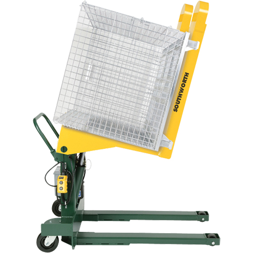 Basculeurs hydrauliques portable E-Z Reach, Bascule 85°, Capacit&eacute;e 2000 lb, 40" lo x 24-1/2" la Distribution Jean Lapalme