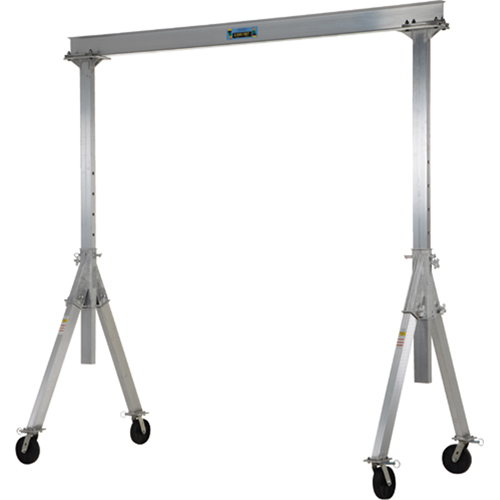 Grue mobile ajustable en aluminium, 10' lo, Capacit&eacute; 2000 lb (1 tonne) Distribution Jean Lapalme