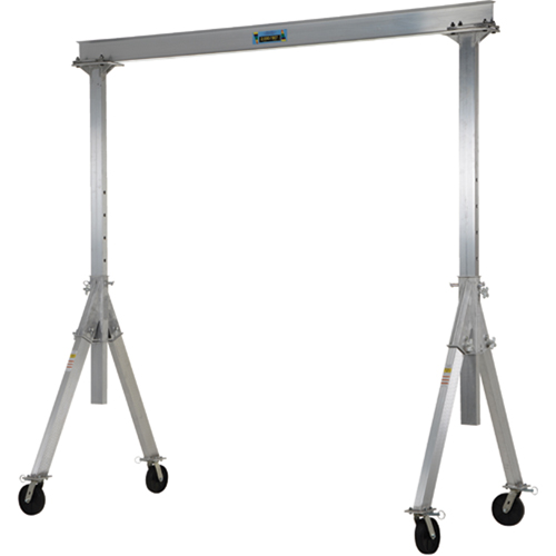 Grue mobile ajustable en aluminium, 12' lo, Capacit&eacute; 2000 lb (1 tonne) Distribution Jean Lapalme