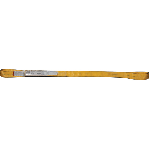 &eacute;lingues de levage en nylon, Pli Simple, Oeillet double, Type 3, 3" la x 3' lo, Limite de charge verticale 4700 lb Distribution Jean Lapalme
