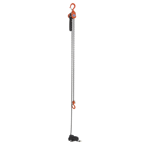 Mini Lever Hoist, 15' Lift, 500 lbs. (0.25 tons) Capacity, Steel Chain Distribution Jean Lapalme