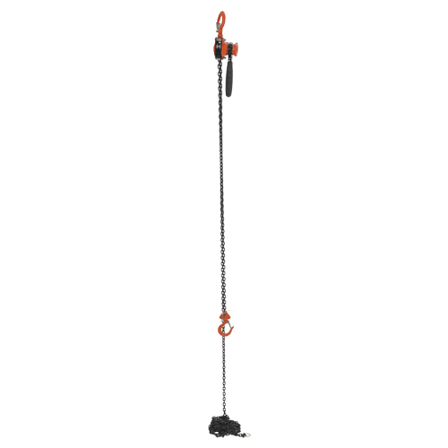 Mini Lever Hoist, 15' Lift, 500 lbs. (0.25 tons) Capacity, Steel Chain Distribution Jean Lapalme