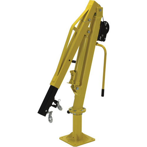 Grue &agrave; fl&egrave;che pour camion actionn&eacute;e par treuil, Capacit&eacute; de 500 lb (0,25 tonne), Limite de 102' Distribution Jean Lapalme