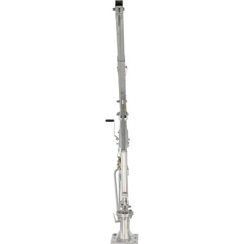 Winch Operated Truck Jib Crane, 1000 lbs. (0.5 tons) Capacity, 97" Max. Clearance Distribution Jean Lapalme