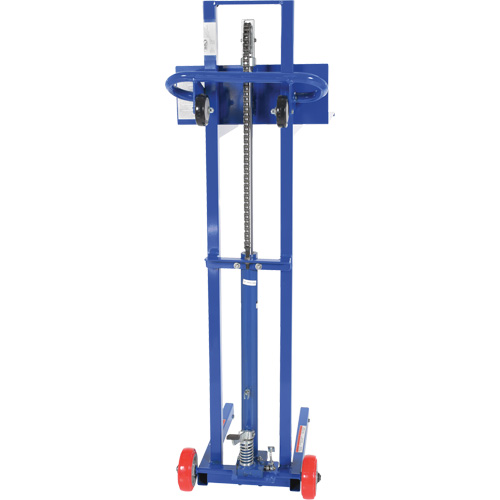 Gerbeur hydraulique &agrave; plateforme, M&eacute;canisme Pompe au pied, Capacit&eacute; de 400 lb, Levage max de 51-1/8" Distribution Jean Lapalme