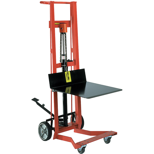 Hydraulic Platform Lift Stacker, Foot Pump Operated, 750 lbs. Capacity, 54" Max Lift Distribution Jean Lapalme