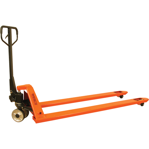Transpalette &agrave; fourches longues, 70" lo x 27" la, capacit&eacute; 4400 lb Distribution Jean Lapalme