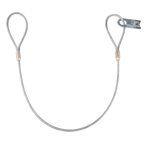 &eacute;lingue de levage &agrave; c&acirc;ble m&eacute;tallique - deux boucles, galvanis&eacute; Distribution Jean Lapalme