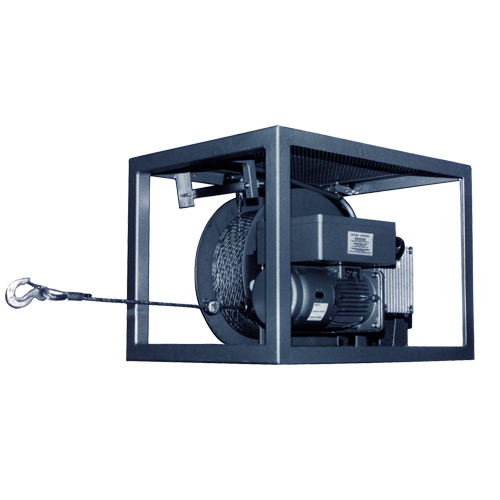 Palan &eacute;lectrique &agrave; c&acirc;ble d'acier avec enrouleur Gripwinch Distribution Jean Lapalme