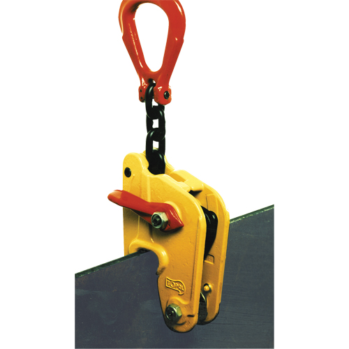 Pince &agrave; t&ocirc;le multipositions de prise automatique Topal NK1-40-60, 3300 lb (1,65 tonne), Ouverture de la m&acirc;choire de 1-5/8" - 2-5/16" Distribution Jean Lapalme