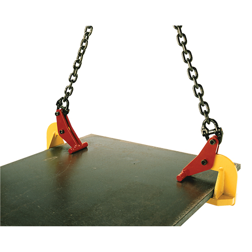Topal Horizontal Lifting Plate Clamp TLH3 0-150, 6600 lbs. (3.3 tons) Limit, 0" - 5-7/8" Jaw Distribution Jean Lapalme