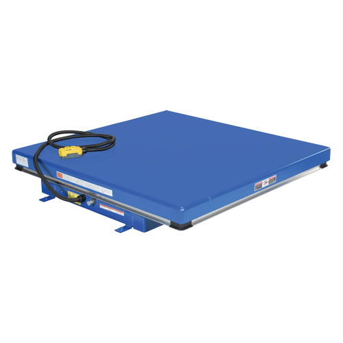 Table &eacute;l&eacute;vatrice &agrave; ciseaux hydraulique, Acier, 48" lo x 24" la, Cap. 3000 lb Distribution Jean Lapalme